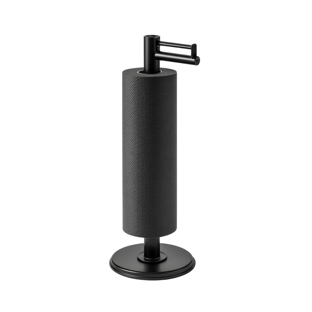 Estavia Matte Black Paper Towel Stand